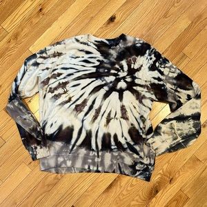 Brightly Twisted Hand Dyed Sweatshirt oversized S